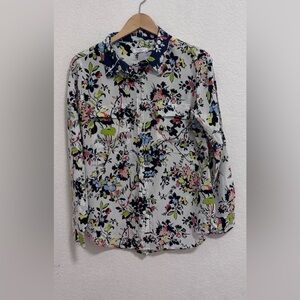 Equipment femme floral silk blouse
